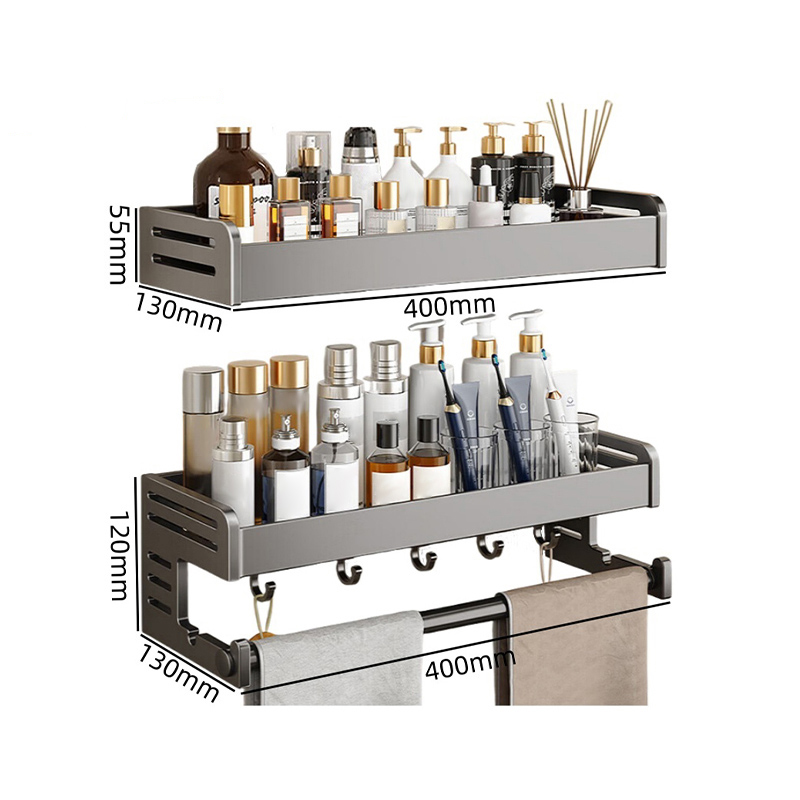 豫汉迎免打孔毛巾架 毛巾架免打孔400*130*175mm套