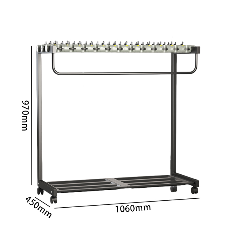 豫汉迎雨伞架带锁 雨伞架三十六位1060*450*970mm个 默认