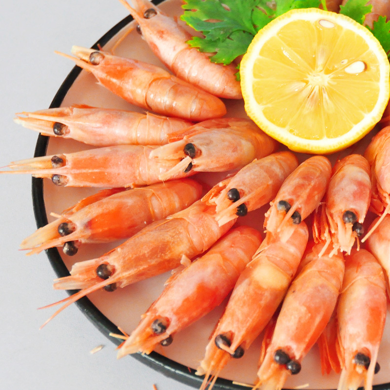 浓鲜时光北极熊北极虾头膏头籽北极甜虾冰虾熟冻虾籽虾2.25kg盒装