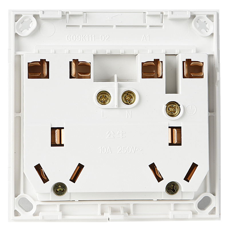 公牛(bull) g09z423 明装开关插座 g09系列 十孔电源墙壁开关面板 86