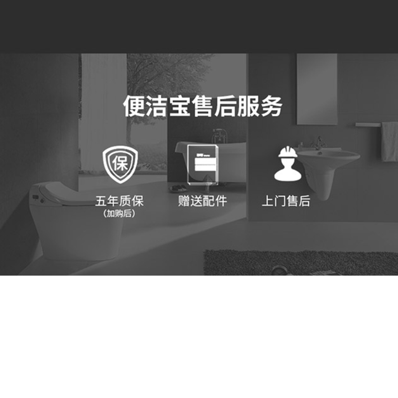 便洁宝即热式智能马桶盖BA537G