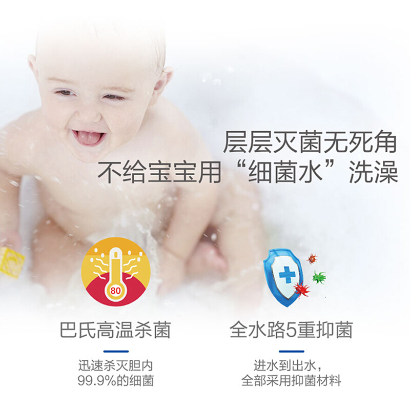 海尔(Haier)电热水器100升 家用变频速热预约洗澡净水洗横式电热水器一级能效