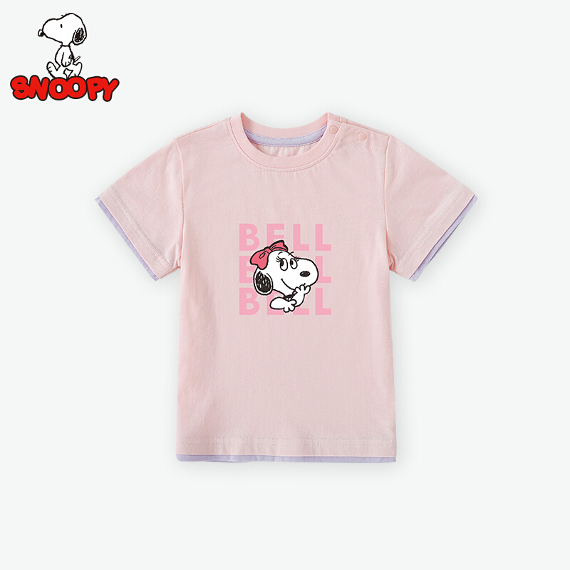 史努比SNOOPY童装儿童短袖t恤夏季新款男女童半袖上衣宝宝夏天衣服