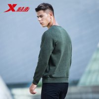 特步（Xtep）运动服男 秋季新款长袖卫衣 男装休闲时尚运动T恤套头衫