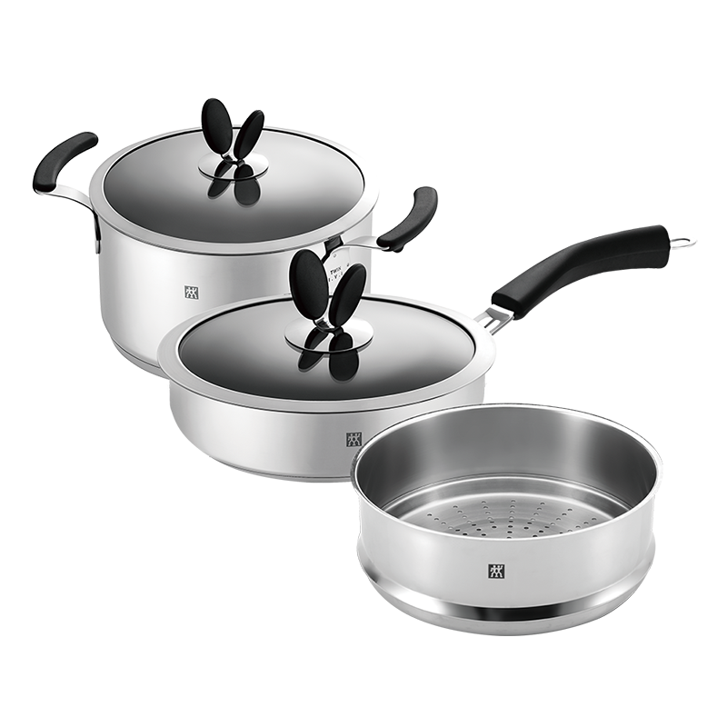 双立人(ZWILLING) ZW-C63 Twin IVI GL 锅具三件套 单个价