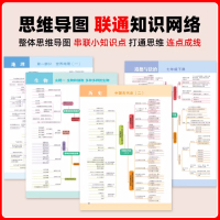 睡前5分钟:小四门 初中通用 [正版]秒懂初中小四门必背知识点人教版初中生七八九年级上册下册道德与法治历史地理生物学核心