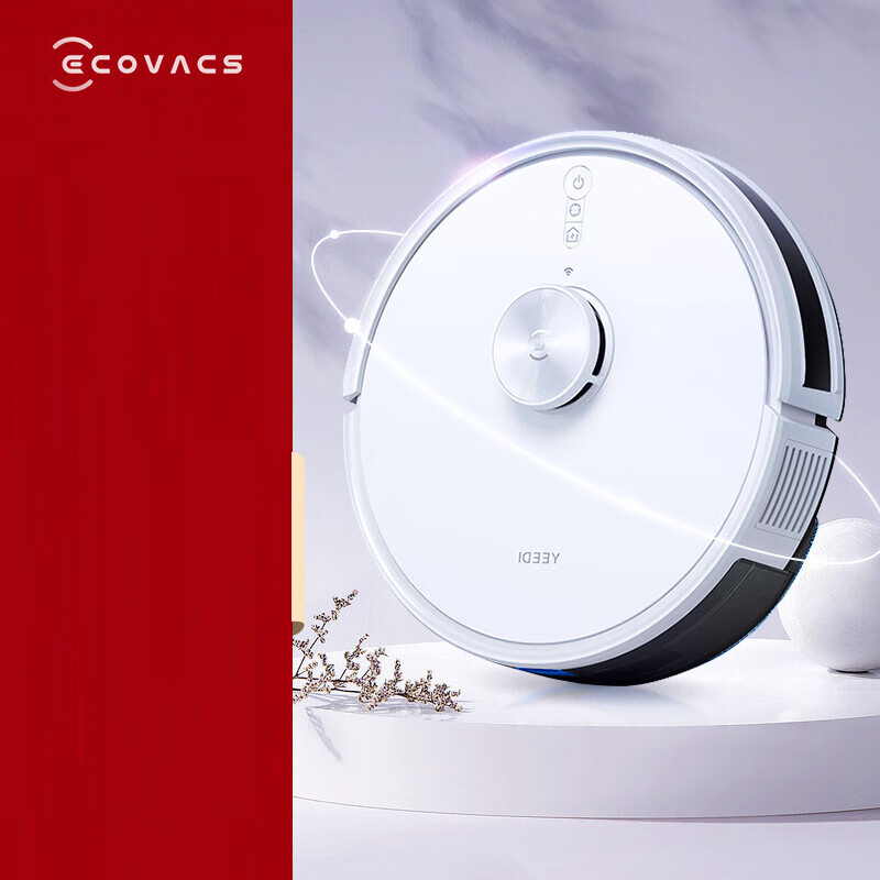 科沃斯扫地机器人扫拖一体机超薄自动擦地Y1单机吸尘器拖地智能家用激光到货导航毛发零缠绕