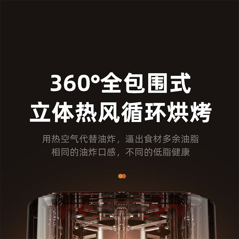 扬子空气炸锅4.5L大容量家用无油烟电炸锅不沾低脂煎炸锅 BW-5011高清大图