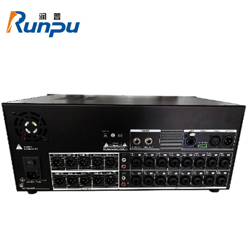 润普专业16路数字调音台机柜嵌入式 多功能厅礼堂扩声系统机架调音台RP-GJX16S高清大图