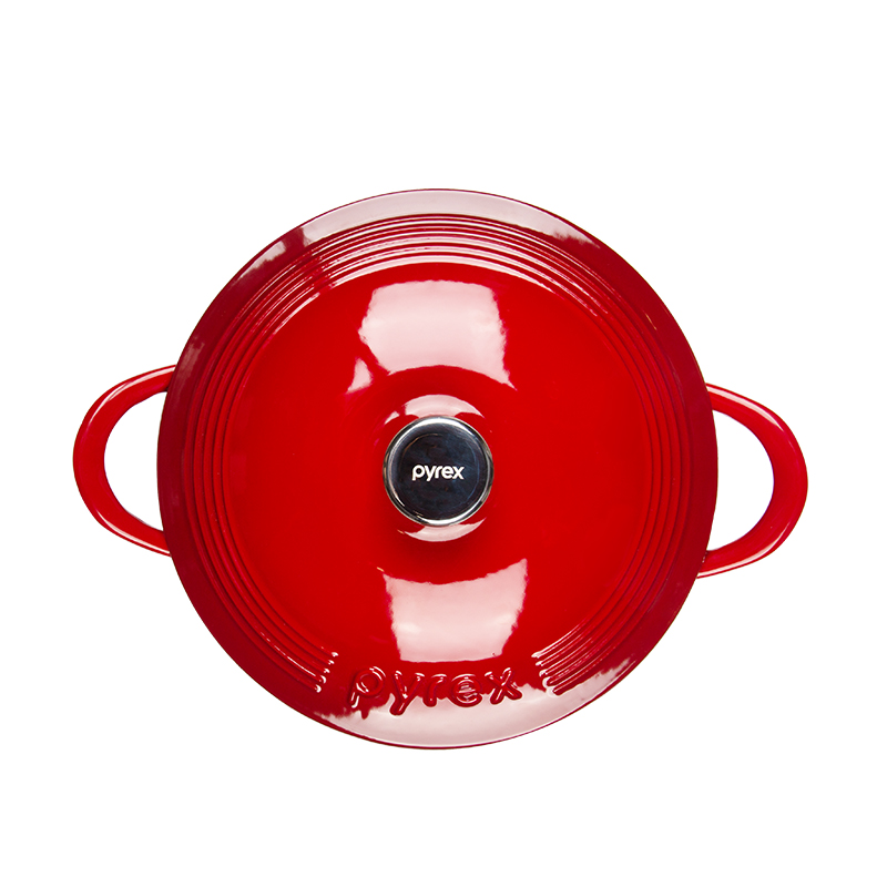 康宁pyrex 尚厨釉彩珐琅锅(27CM海鲜锅)PX-SCYC27/HP高清大图
