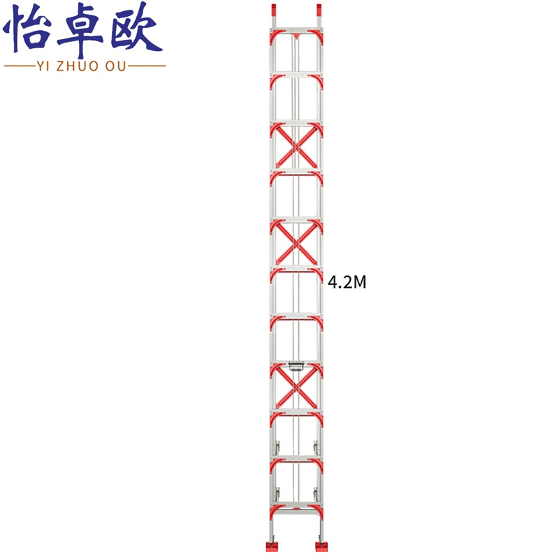 怡卓欧伸缩梯3mm厚8米个高清大图