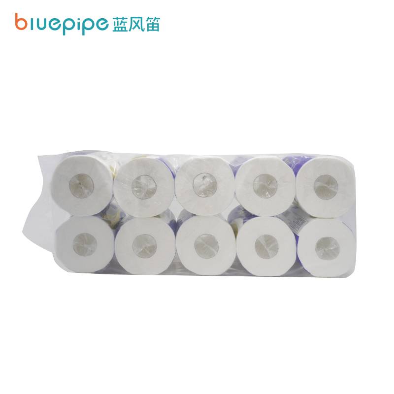 蓝风笛 纸巾 组合套装(抽纸*1提+卷纸*1提)/套高清大图