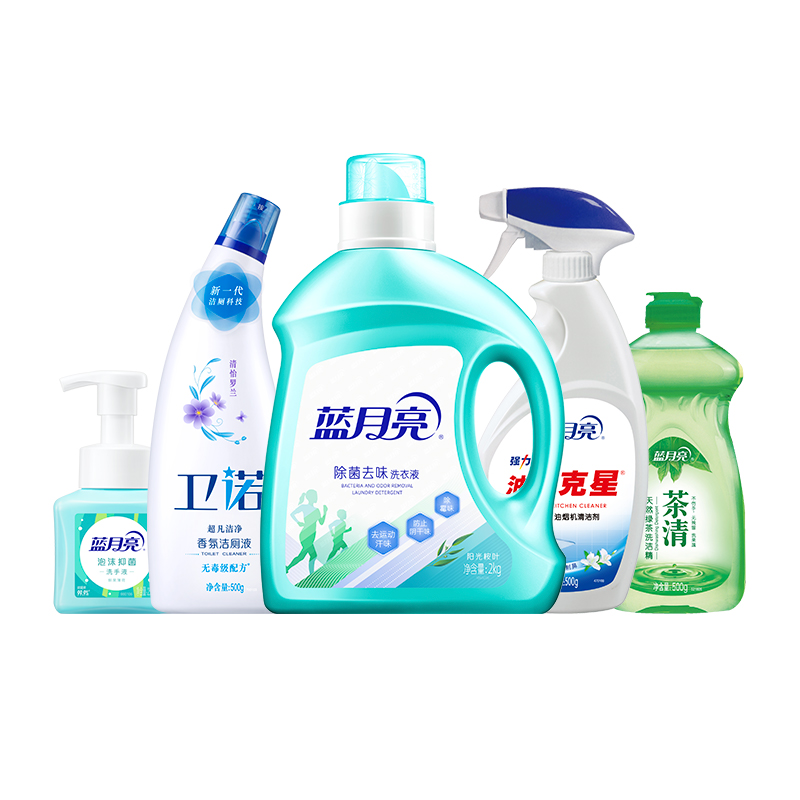 蓝月亮 除菌厨卫清洁五件套