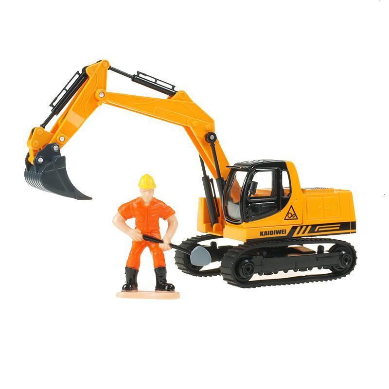 凯迪威 合金工程汽车模型玩具工程车模儿童玩具车仿真模型汽车小号