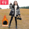 可莉允女童羽绒棉服冬装2022新款中大童派克服棉衣冬款时髦羊羔绒外套潮