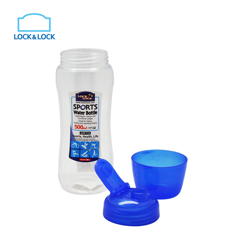 乐扣乐扣（lock&lock）500ML塑料水杯 HPP710 不保温