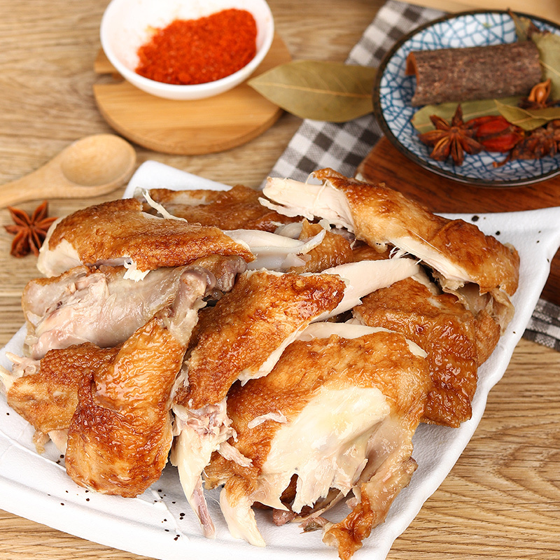 南农烧鸡 南京特产风味酱卤熟食 手撕烧鸡扒鸡烤鸡叫花鸡五香酥鸡整只 即食真空包装 500g
