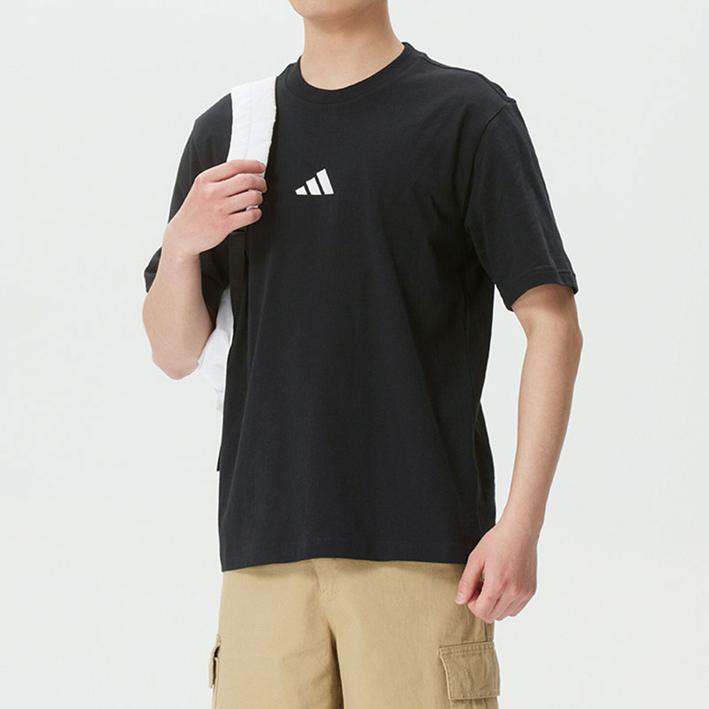 Adidas阿迪达斯男装新款健身训练透气圆领短袖T恤JC5338 ZP高清大图