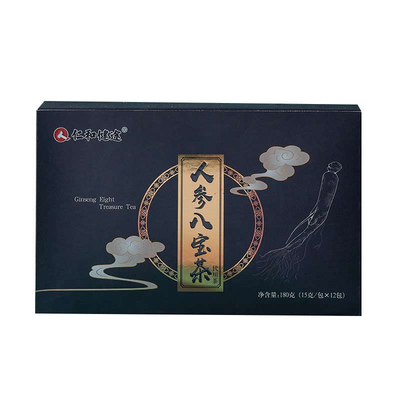 仁和健途人参八宝茶180克盒15克12包参数