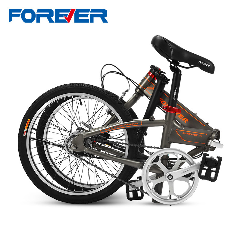 官方旗舰店永久牌内五速折叠式自行车男女超轻便携变速铝合金20寸