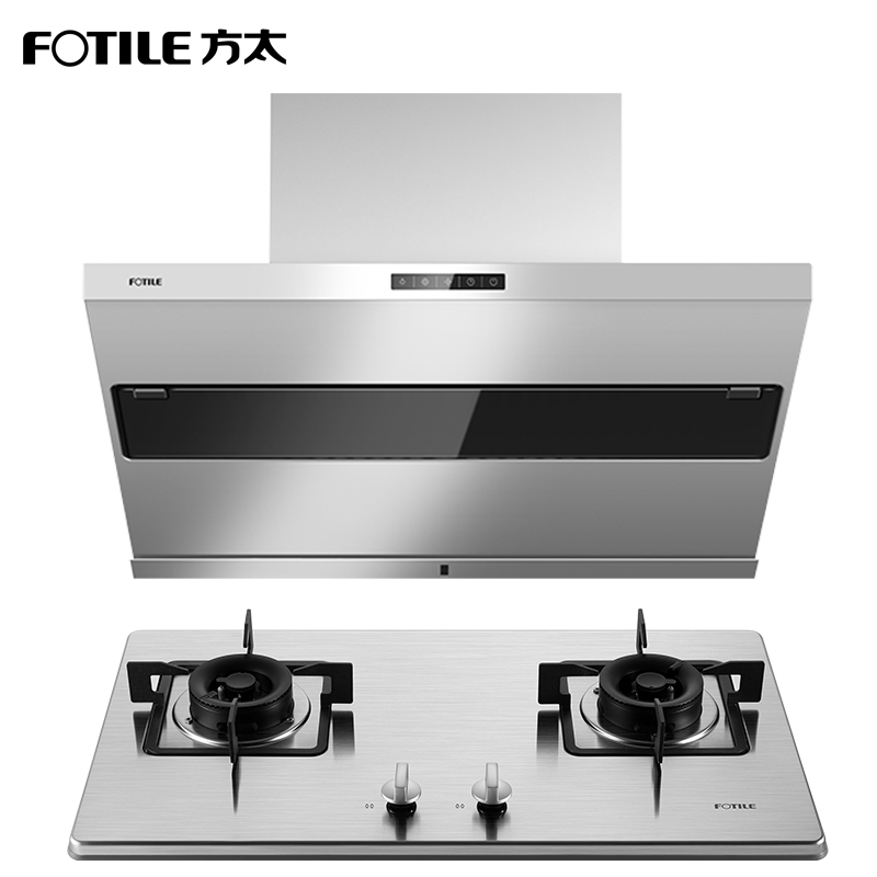 方太(FOTILE)19m3/min侧吸风魔方 触控式抽油烟机燃气灶具烟灶套餐 JQ29TS+GT6GE