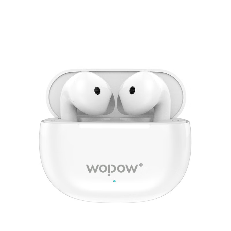 沃品(WOPOW)TWS蓝牙耳机 打电话听音乐运动耳机 TWS09 白色高清大图
