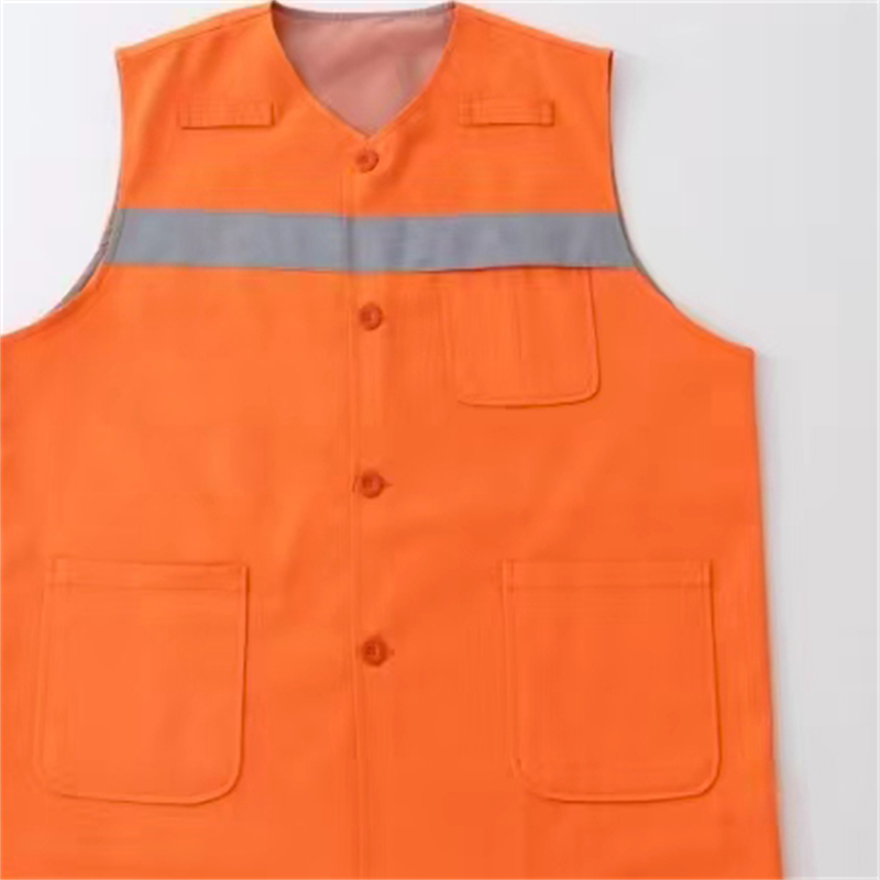飞翔大雁 高可视警示橘红马甲 M-4XL件高清大图