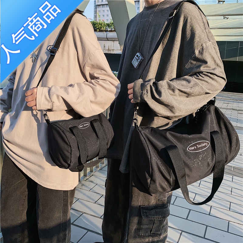 FENGHOU短途出差旅行包袋男手提行李包简约运动健身包女中小容量轻便学生旅行包男女高清大图
