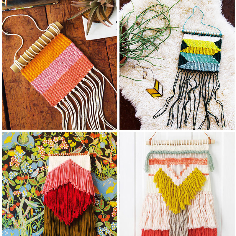 [正版]纤维艺术 美式挂毯编织设计 制作 挂毯地毯抱枕桌旗手拿包编织方法图解织毛衣教程零基础学钩针编织书毛衣编织书籍大高清大图