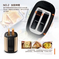 飞利浦（PHILIPS） 烤面包机 HD2628/59 家用2片双卡槽多士炉 早餐吐司机 HD2658同款