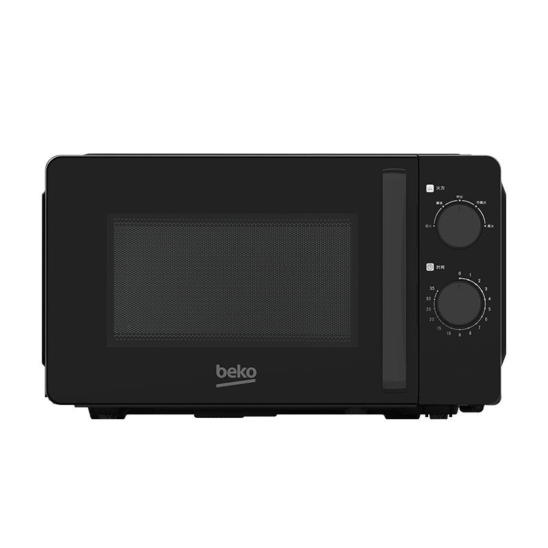 倍科微波炉BM20M-W6 20升 大平板底盘 易清洁内胆 旋钮操控 精准控温 五档火力