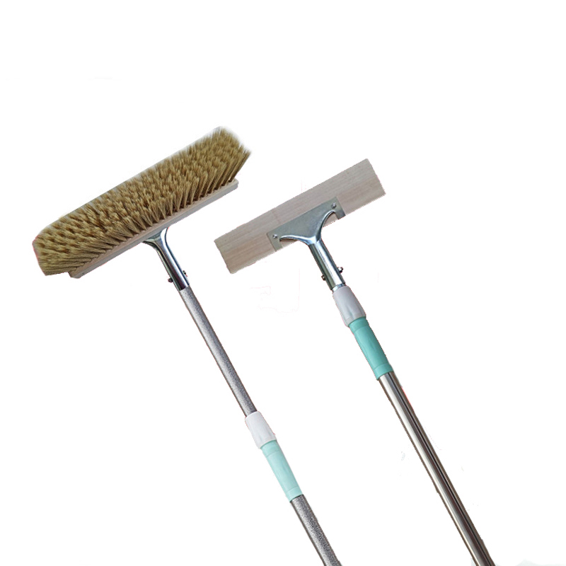 长杆软毛刷洗车刷 1.3米钢+25cm刷头 套高清大图