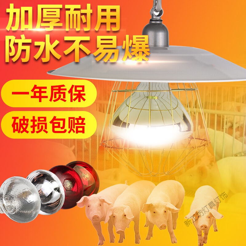 苏宁放心购 仔猪保温灯养殖取暖灯泡加厚防水防爆养殖保暖灯泡套装