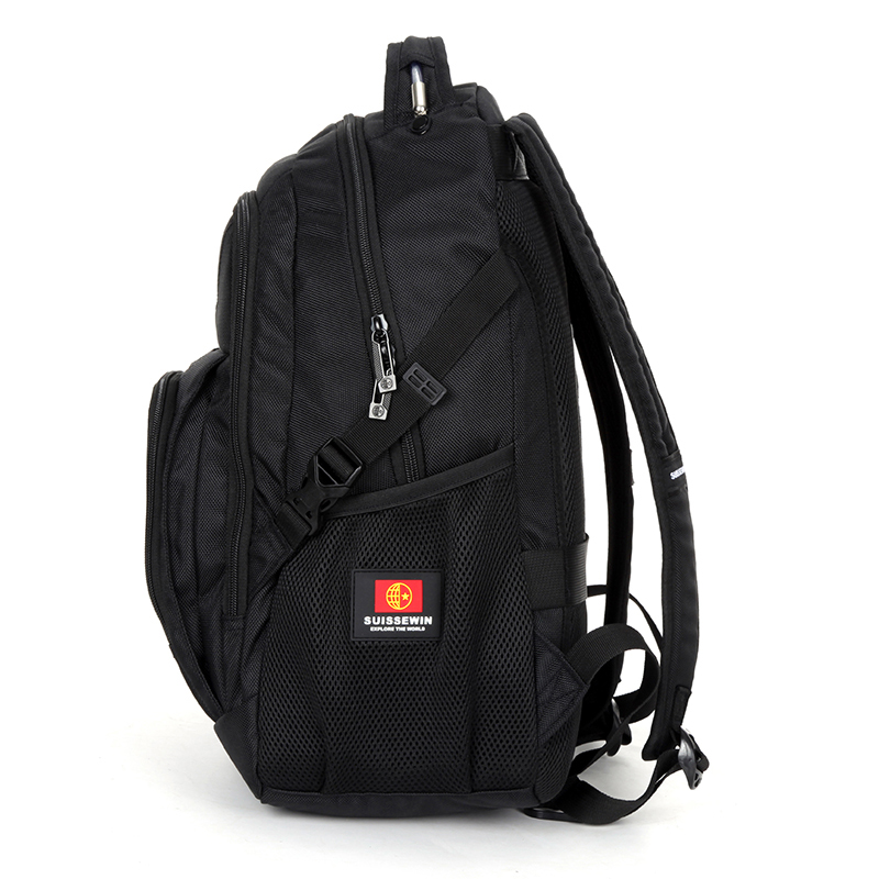 SUISSEWIN瑞士新款时尚商务休闲潮流多功能双肩包SN9923高清大图