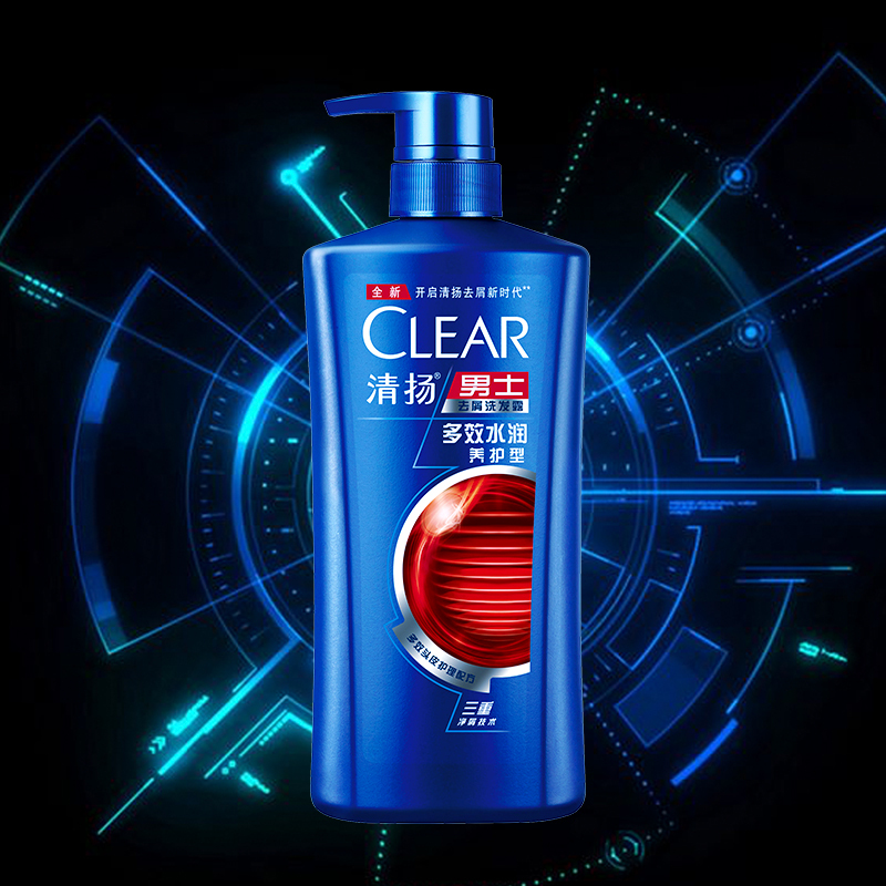 e代 清扬多效水润型蓝瓶500ml