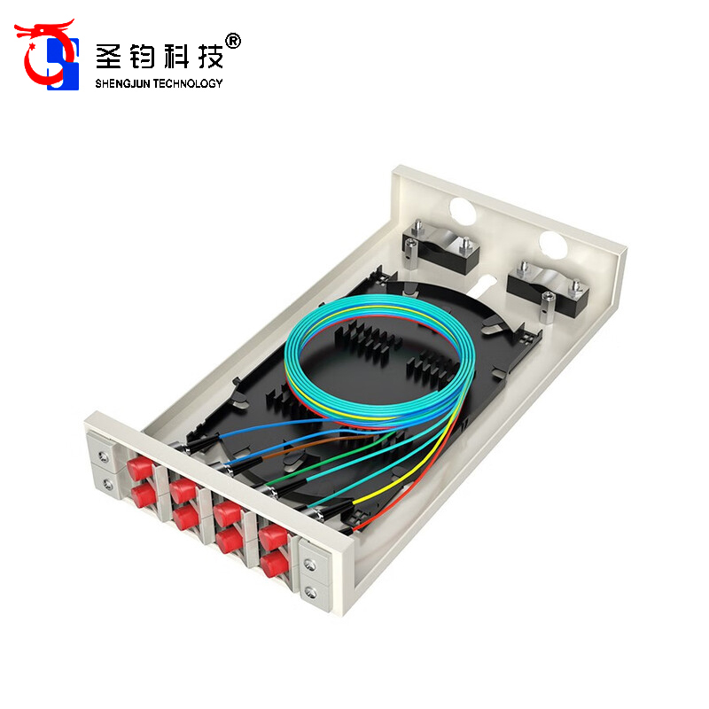 圣钧科技 SHENGJUN TECHNOLOGY 8芯光纤终端盒 8口FC+个高清大图