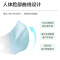 懒助时尚立体口罩L# (20枚/盒)*5盒 100只蓝色