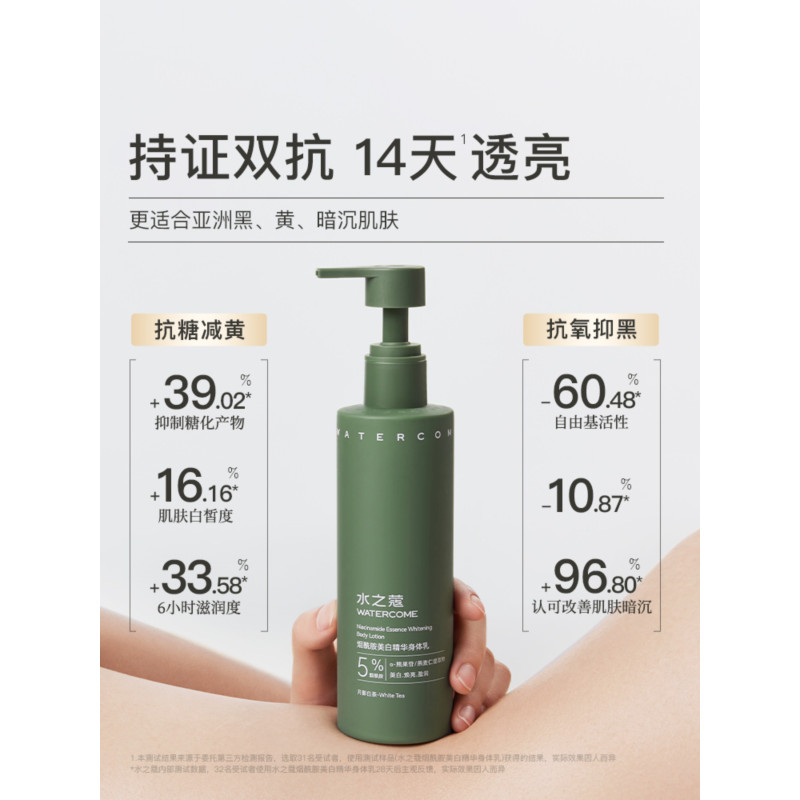 水之蔻(watercome) 角鲨烷精华身体乳220g高清大图