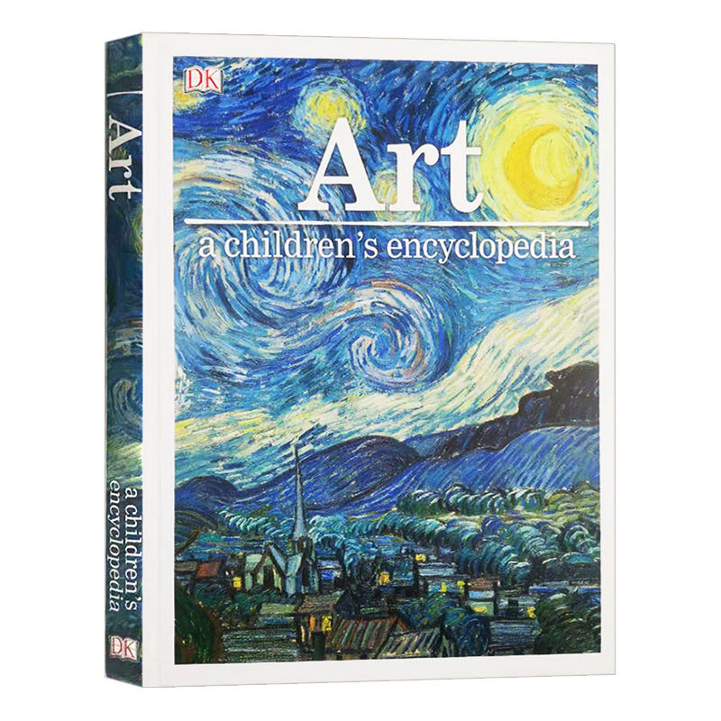 DK系列 财富百科 [正版]DK儿童艺术百科全书英文原版 Art A Children’s Encyclopedia 文高清大图