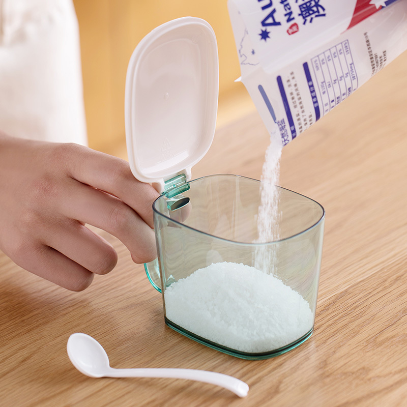茶花(CHAHUA) 塑料调味套装4组-B25003蓝色高清大图