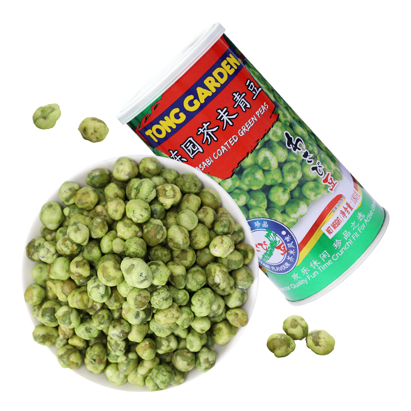 东园(Tong Garden)芥末青豆180g 泰国原装进口零食