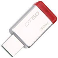 [精选]金士顿(Kingston)USB3.1 16GB 金属U盘 DT50 高速车载U盘 16GB 绿色