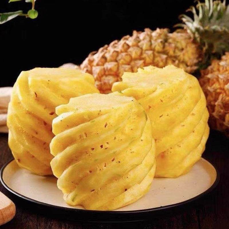 海南香水大菠萝当季新鲜大菠萝手撕菠萝水果糖心凤梨 大菠萝净重5斤