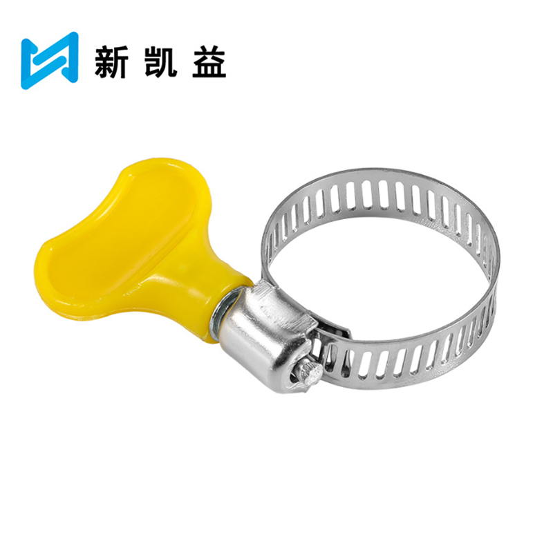 新凯益 不锈钢带手柄喉箍 19-29mm 个高清大图