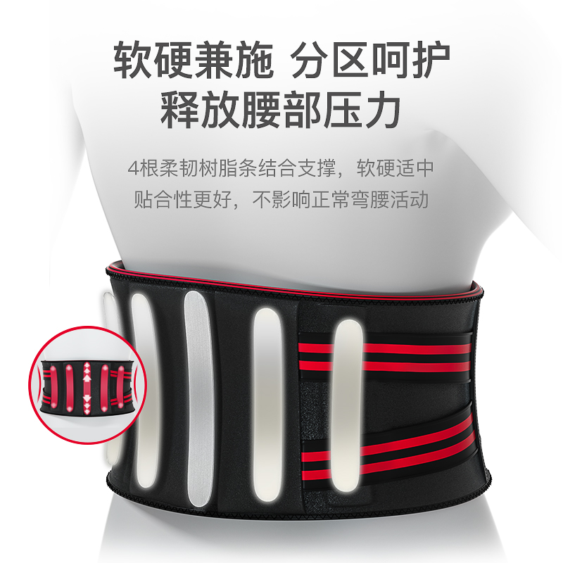 艾斯凯HY1前后加热XL款电加热护腰带暖腰带腰部按摩器腰疼理疗神器宫寒保暖自发热防寒女高清大图