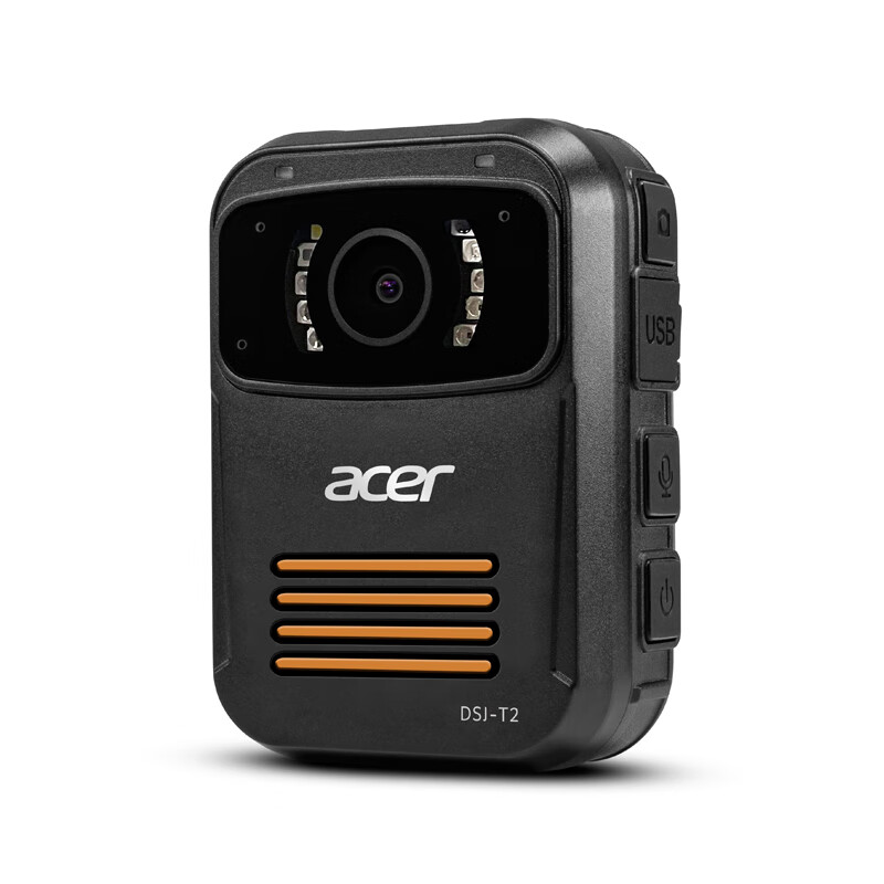 宏碁(acer)执法记录仪 DSJ-T2 32G 1296P录像长续航红蓝灯红外夜视高清大图