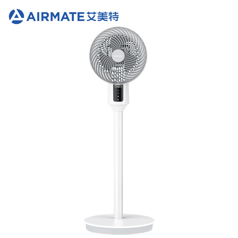 艾美特(Airmate)空气循环扇家用遥控电风扇落地扇台立式办公室风扇直流变频循环扇电扇FA18-RD48白色空气循环扇高清大图