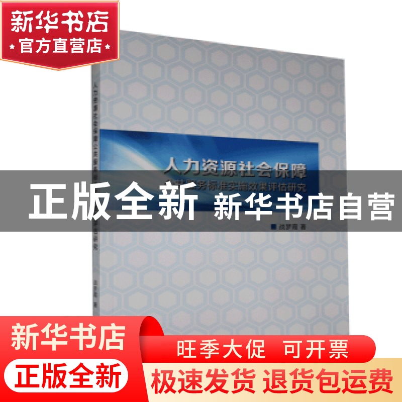 正版 人力资源社会保障公共服务标准实施效果评估研究 战梦霞 经高清大图
