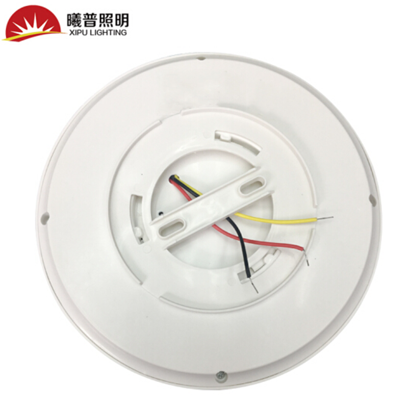 XPT-055曦普 LED人体感应吸顶灯led红外光感明装圆形走廊楼梯楼道智能感应省电灯 消防紧急照明装置12W白光