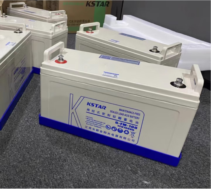 科士达UPS蓄电池 6-FM-100(12V100AH)阀控式免维护铅酸电池(含运费、电池连接线、安装调试)高清大图